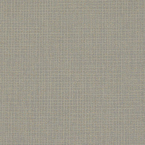 Purchase 4140-3762 Warner Wallpaper, Threads Slate Faux Fabric - Dimensional Accents