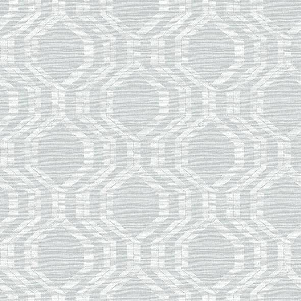 Purchase 4141-27101 A-Street Prints Wallpaper, Burton Pewter Modern Ogee - Solace