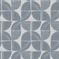 Purchase 4141-27112 A-Street Prints Wallpaper, Baxter Denim Semicircle Mosaic - Solace