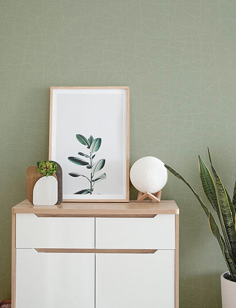 Purchase 4141-27124 A-Street Prints Wallpaper, Alcott Sage Dotted - Solace12