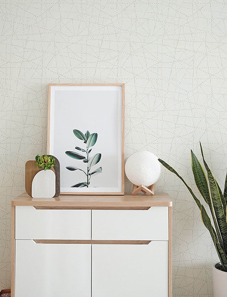 Purchase 4141-27125 A-Street Prints Wallpaper, Alcott Ivory Dotted - Solace12