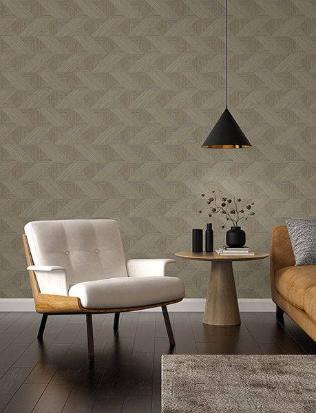 Purchase 4141-27134 A-Street Prints Wallpaper, Presley Coffee Tessellation - Solace12