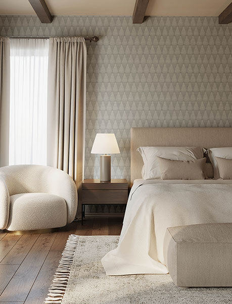 Purchase 4141-27143 A-Street Prints Wallpaper, Mirko Stone Ogee - Solace12