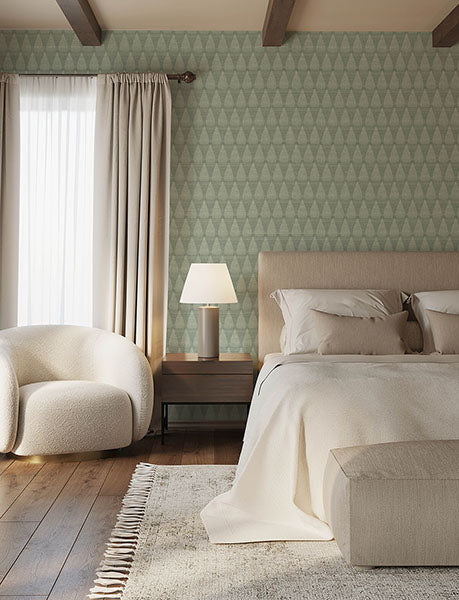 Purchase 4141-27146 A-Street Prints Wallpaper, Mirko Sage Ogee - Solace12