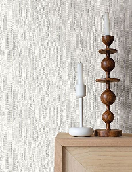 Purchase 4141-27148 A-Street Prints Wallpaper, Baris Silver Stipple Stripe - Solace12