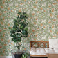 Purchase 4143-22026 A-Street Wallpaper, Kort Green Fruit and Floral - Botanica12