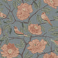 Purchase 4143-34025 A-Street Wallpaper, Bernadina Blue Rosebush - Botanica