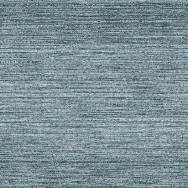 Purchase 4144-9134 Advantage Wallpaper, Hazen Blue Shimmer Stripe - Perfect Plains