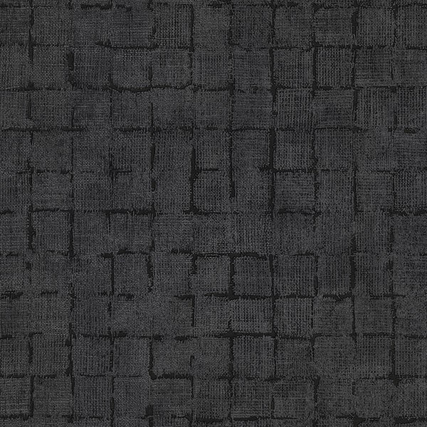 Purchase 4157-333456 Advantage Wallpaper, Blocks Charcoal Checkered - Curio