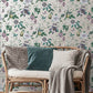 Purchase 4157-43059 Advantage Wallpaper, Sierra Silver Floral - Curio1