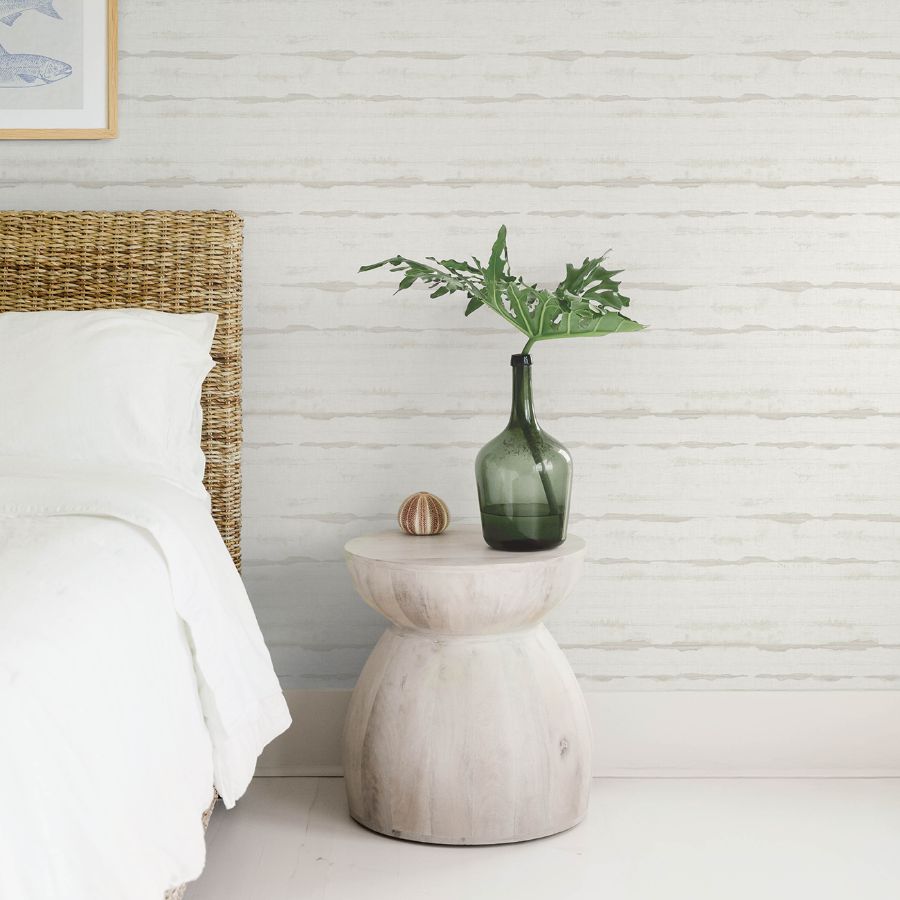 Purchase 4172-27517 A-Street Wallpaper, Destin Dove Stripe - Sea Salt12