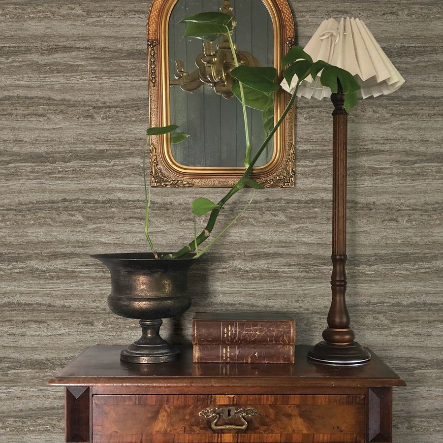 Purchase 4173-27666 A-Street Wallpaper, Lyman Stone Striated - Chris Loves Julia12