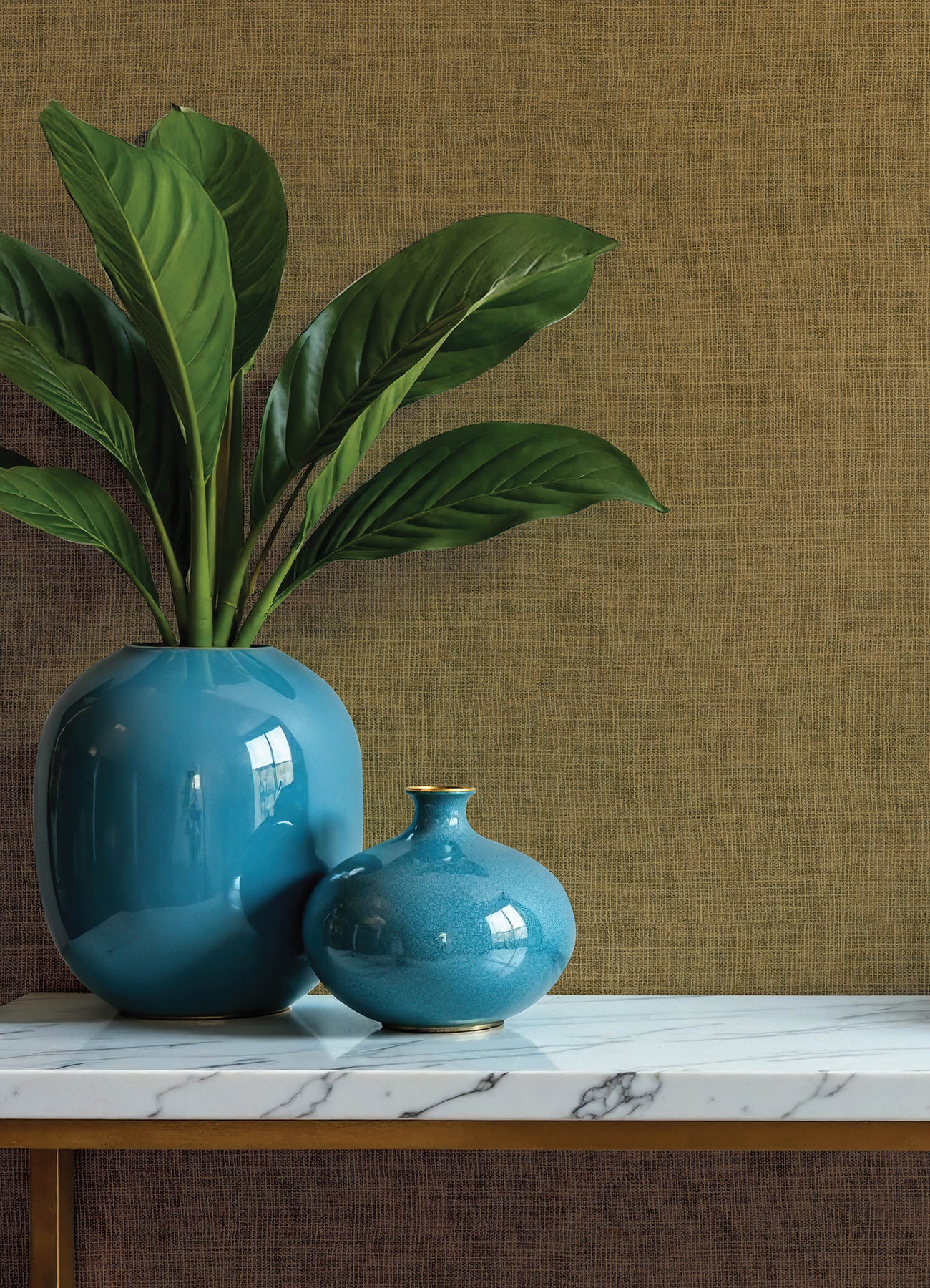 Purchase 4193-7408 A-Street Wallpaper, Alba Bronze Open Weave - Portofino12