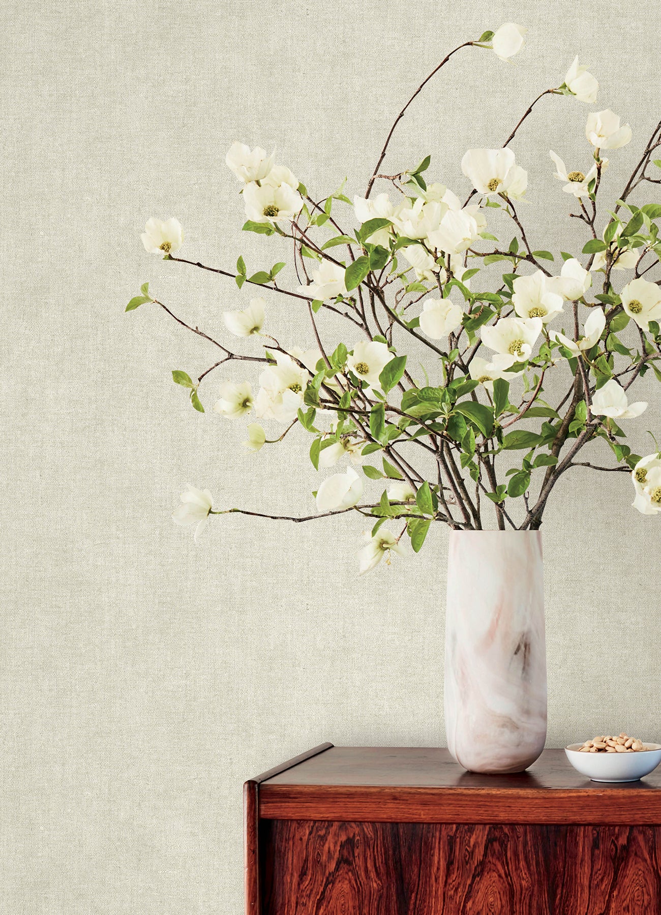 Purchase 4193-7420 A-Street Wallpaper, Nuovo Off-White Faux Linen - Portofino12