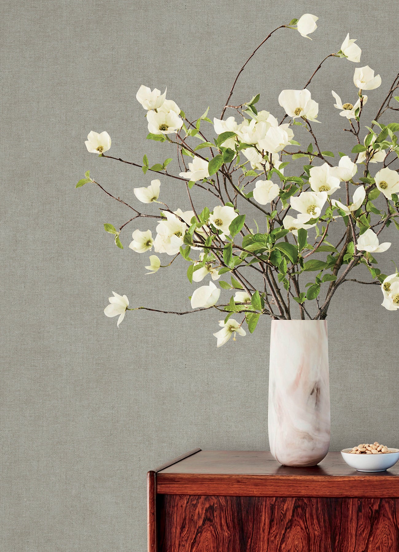 Purchase 4193-7424 A-Street Wallpaper, Nuovo Grey Faux Linen - Portofino12