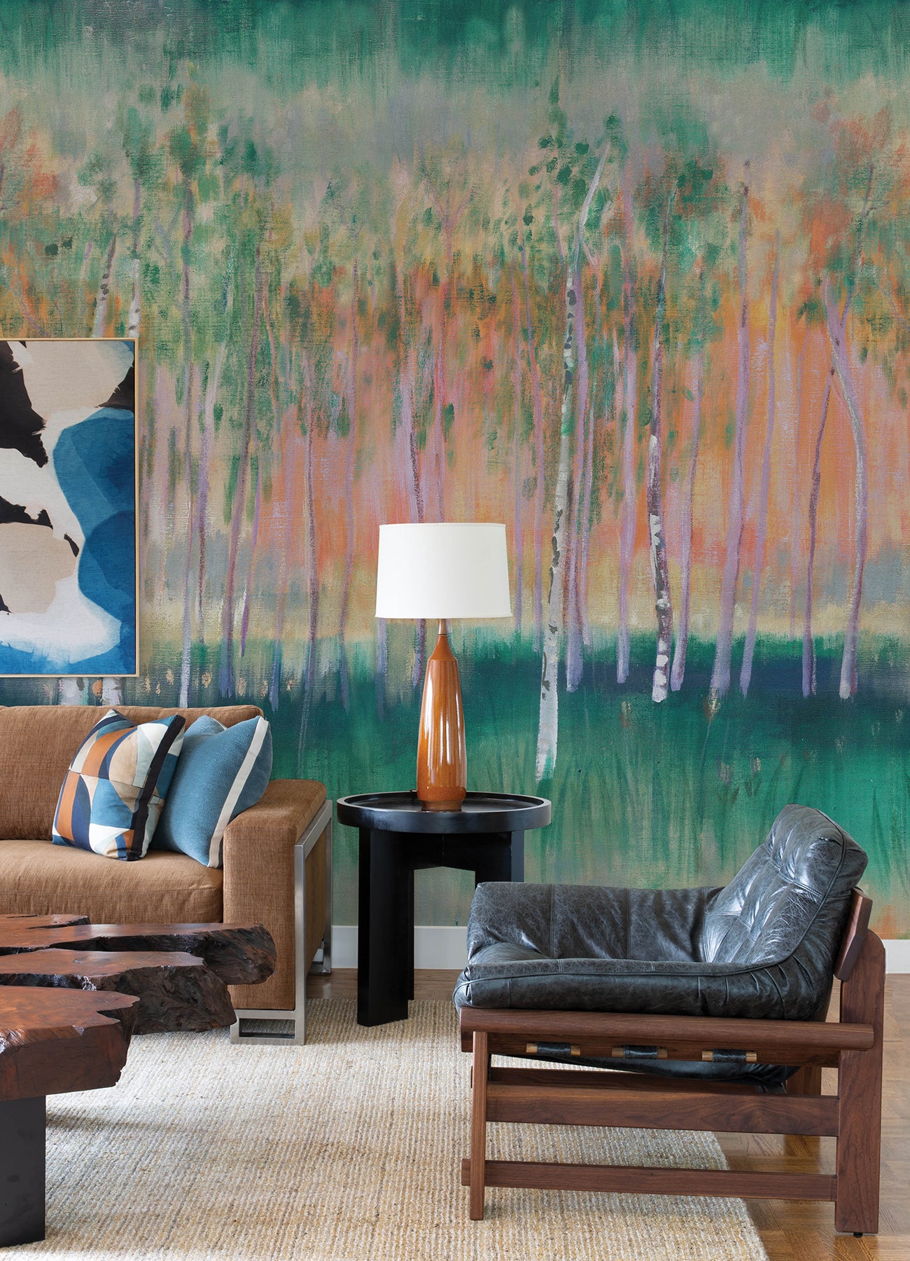 Purchase 4193-7471M A-Street Wallpaper, Primavera Sage Wall Mural - Portofino12