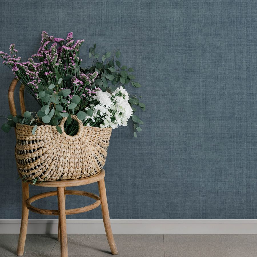 Purchase 4201-16043 A-Street Wallpaper, Midolin Blue Texture - Savanna12