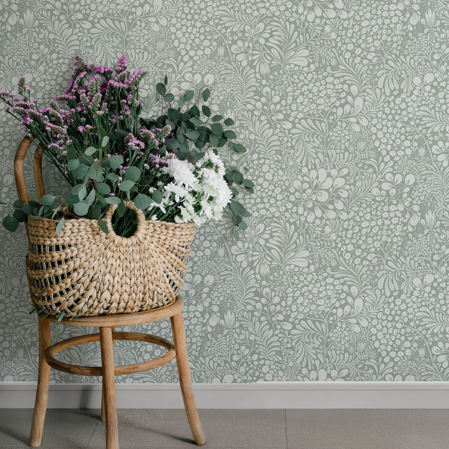Purchase 4201-48004 A-Street Wallpaper, Siv Slate Botanical - Savanna12
