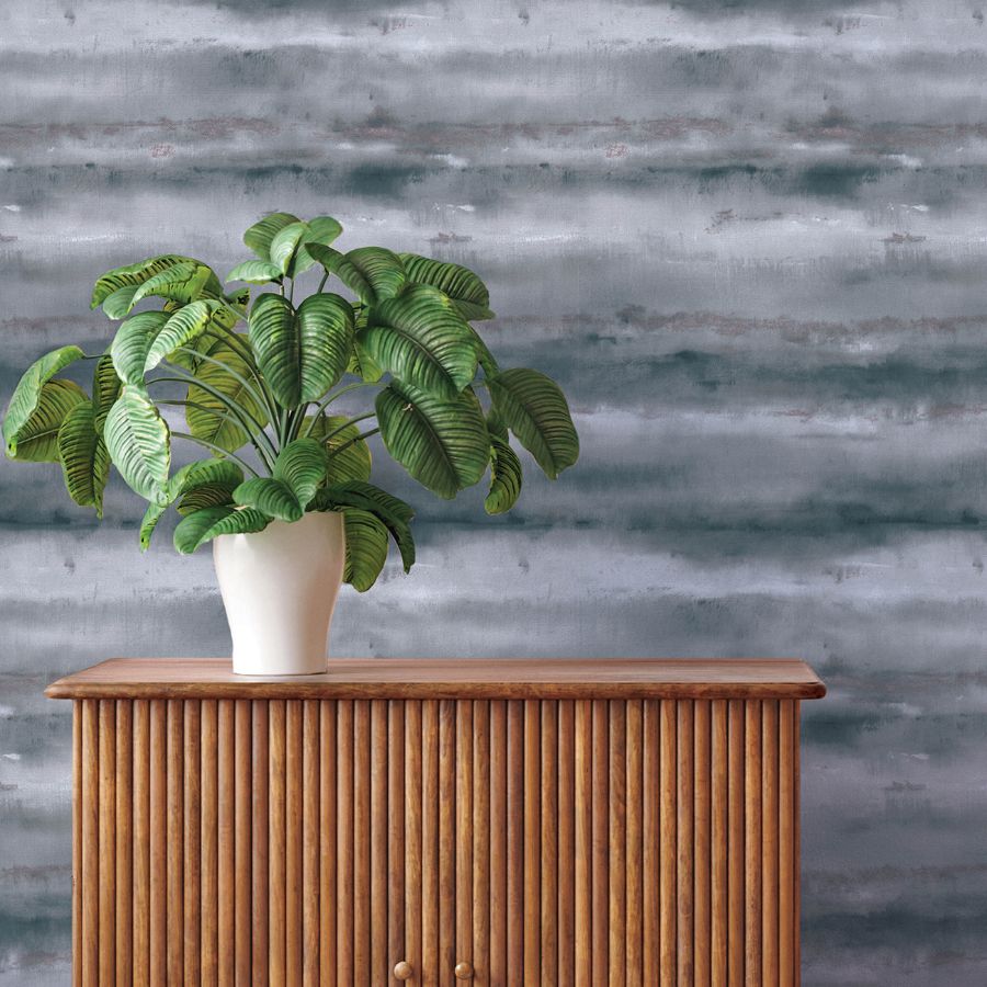 Purchase 4202-481662 A-Street Wallpaper, Ayla Indigo Abstract Stripe - Springhill12