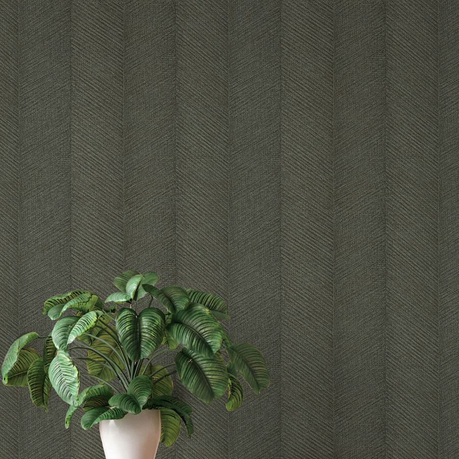 Purchase 4202-720303 A-Street Wallpaper, Ione Evergreen Textured Chevron - Springhill12