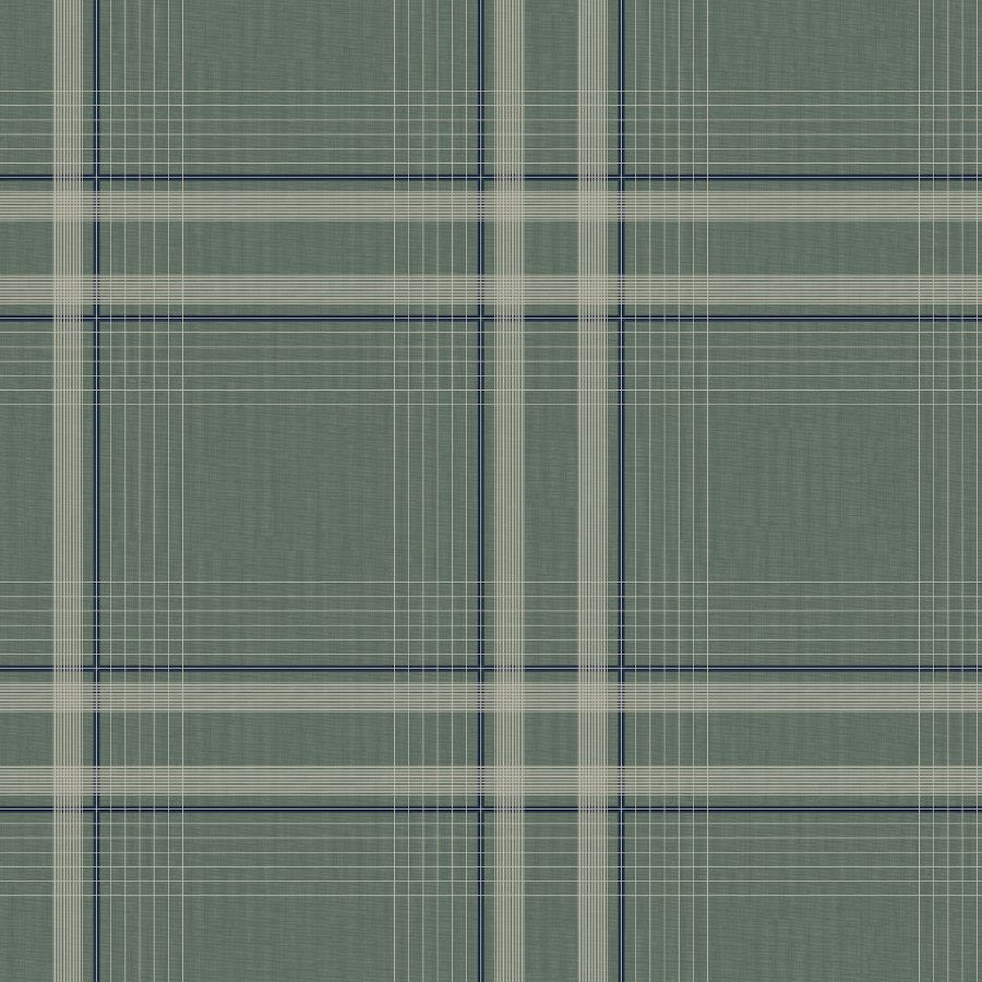Purchase 4211-83563 | Private Reserve, Country Club Plaid Green - Ronald Redding Wallpaper