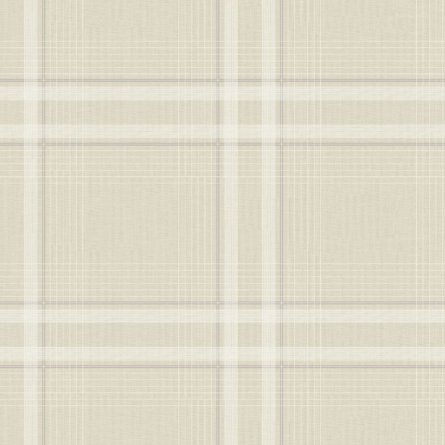 Purchase 4211-83566 | Private Reserve, Country Club Plaid Beige - Ronald Redding Wallpaper