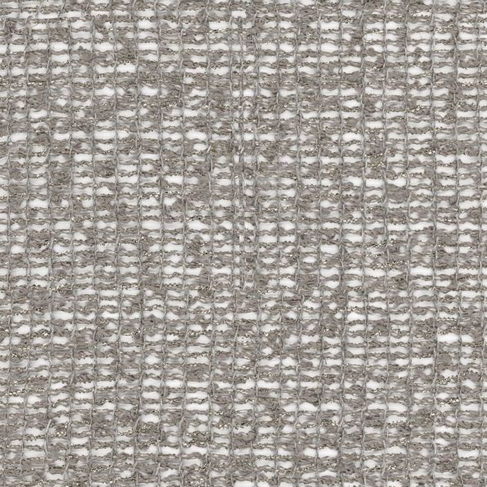 Sample 4219.11.0 Cinquante Cinq Pyrite Silver Drapery Metallic Fabric by Kravet Couture