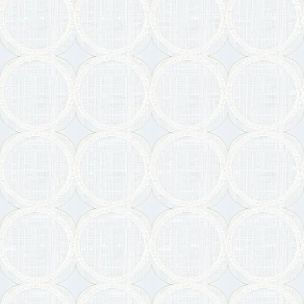 Sample 4245.101.0 Spheric Moon White Drapery Contemporary Fabric by Kravet Design