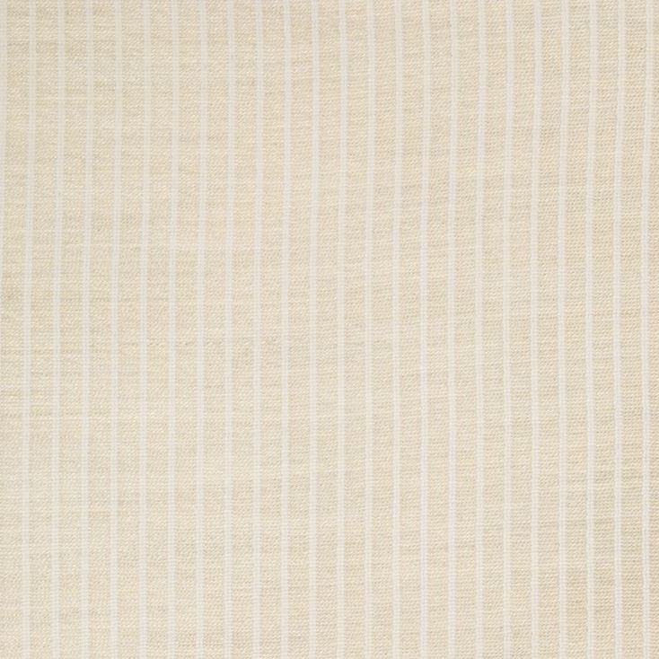 Sample 4422.1.0 Ilha Sheer White Sand White Drapery Stripes Fabric by Kravet Couture