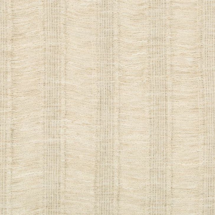 Sample 4482.116.0 Fermata Cornsilk Ivory Drapery Stripes Fabric by Kravet Couture