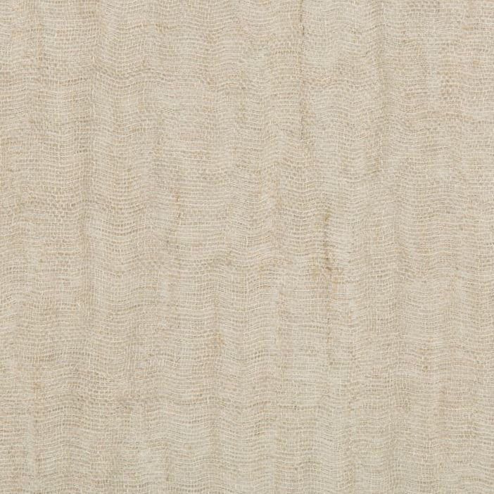 Sample 4483.16.0 Crimped Linen Beige Drapery Solids Plain Cloth Fabric by Kravet Couture