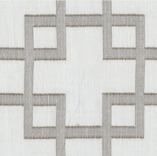 Sample 4494.11.0 White Drapery Geometric Fabric by Kravet Basics