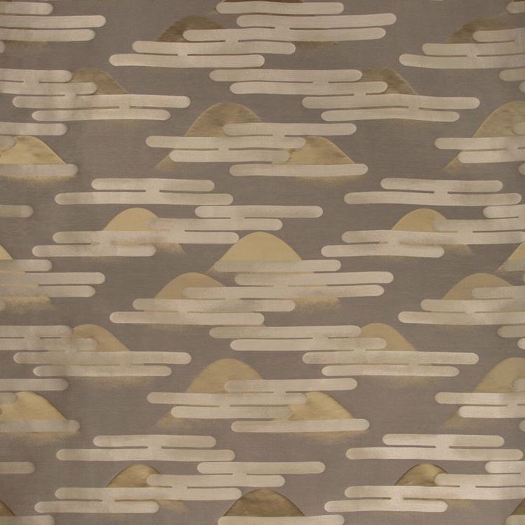 Sample 4621.411.0 Utta Grey Modern/Contemporary Chinoiserie Kravet Couture Fabric