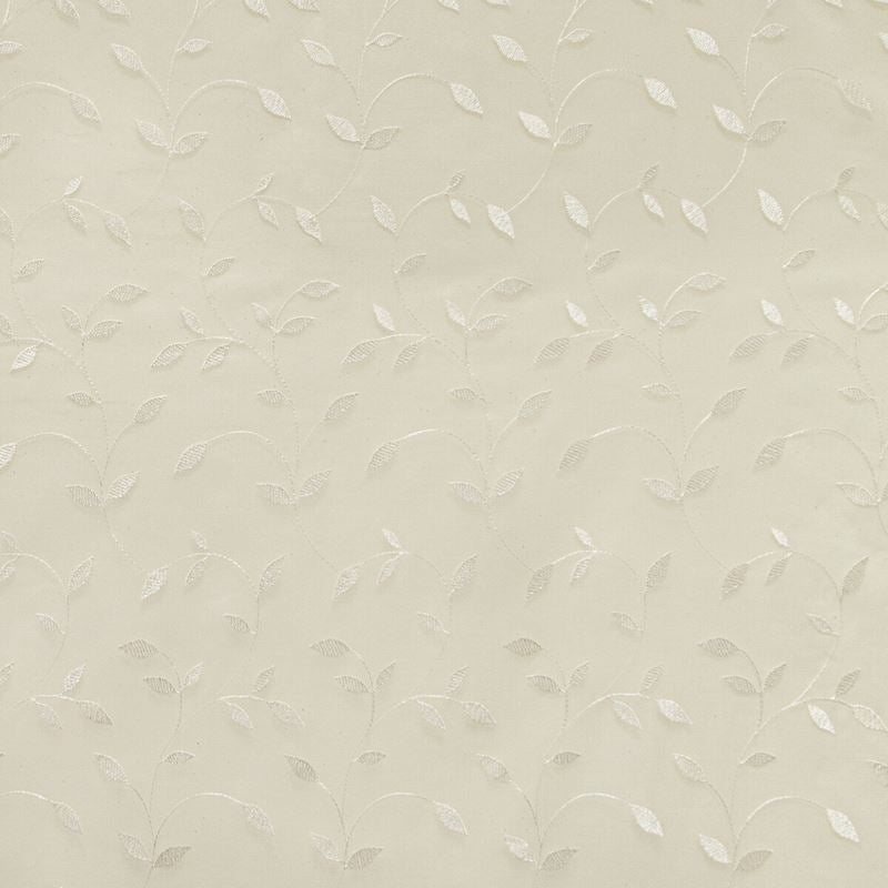 Sample 4715.101.0 Kravet Basics White Botanical Kravet Basics Fabric