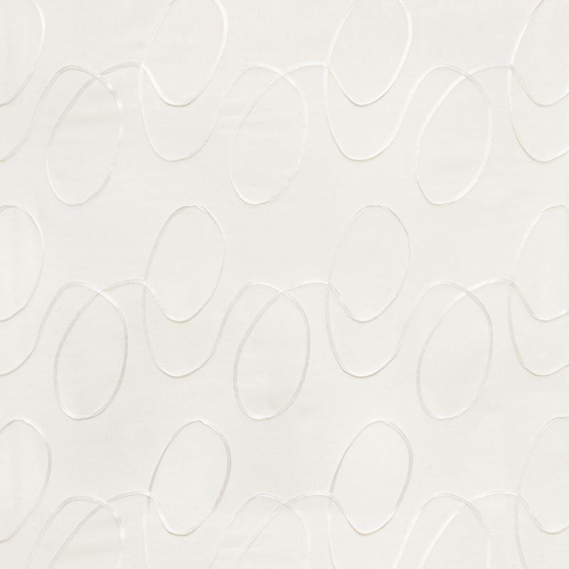 Sample 4755.1.0 Kravet Basics White Geometric Kravet Basics Fabric