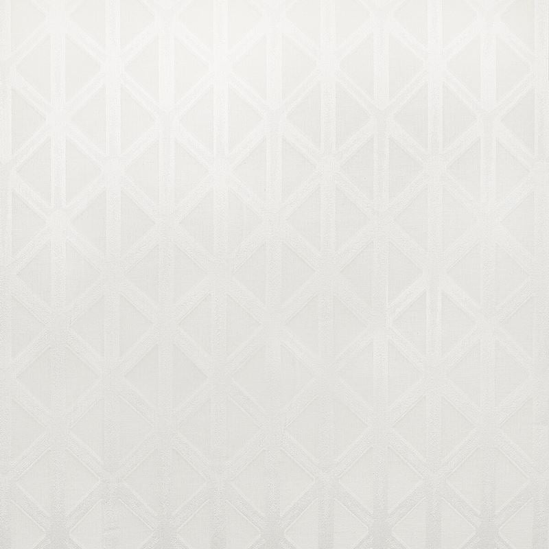 Sample 4763.1.0 Kravet Basics White Geometric Kravet Basics Fabric