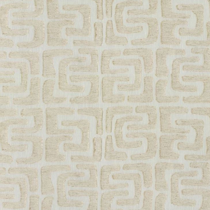 Sample 4810.116.0 OUI FRINGE, MUSLIN by Kravet Couture Fabric