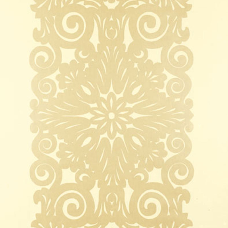 Purchase 5003203 | Graphic Panel Stripe, Champagne Shimmer - Schumacher Wallpaper