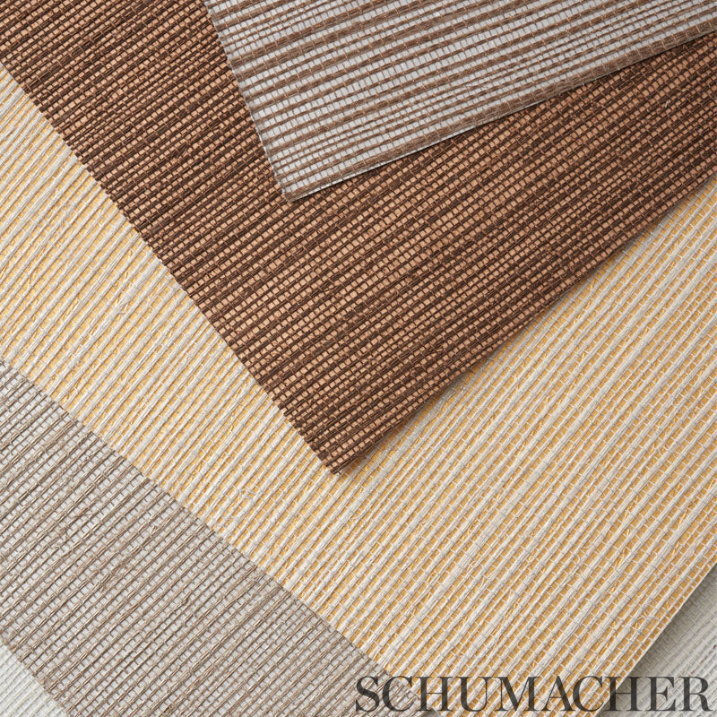 Purchase 5007879 | Hemp Shimmer, Slate Shimmer - Schumacher Wallpaper