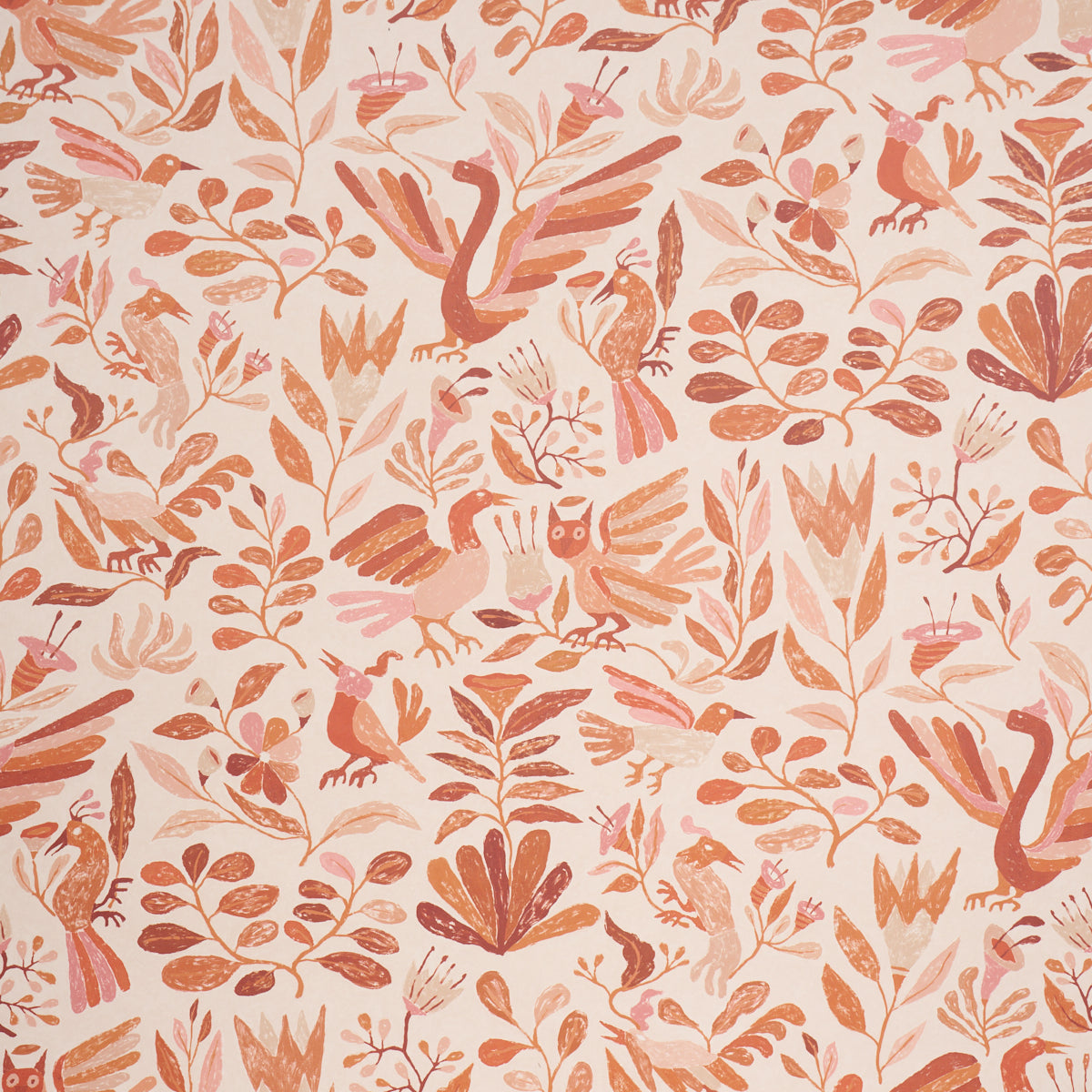 Purchase 5014832 | Canopy, Terracotta - Schumacher Wallpaper