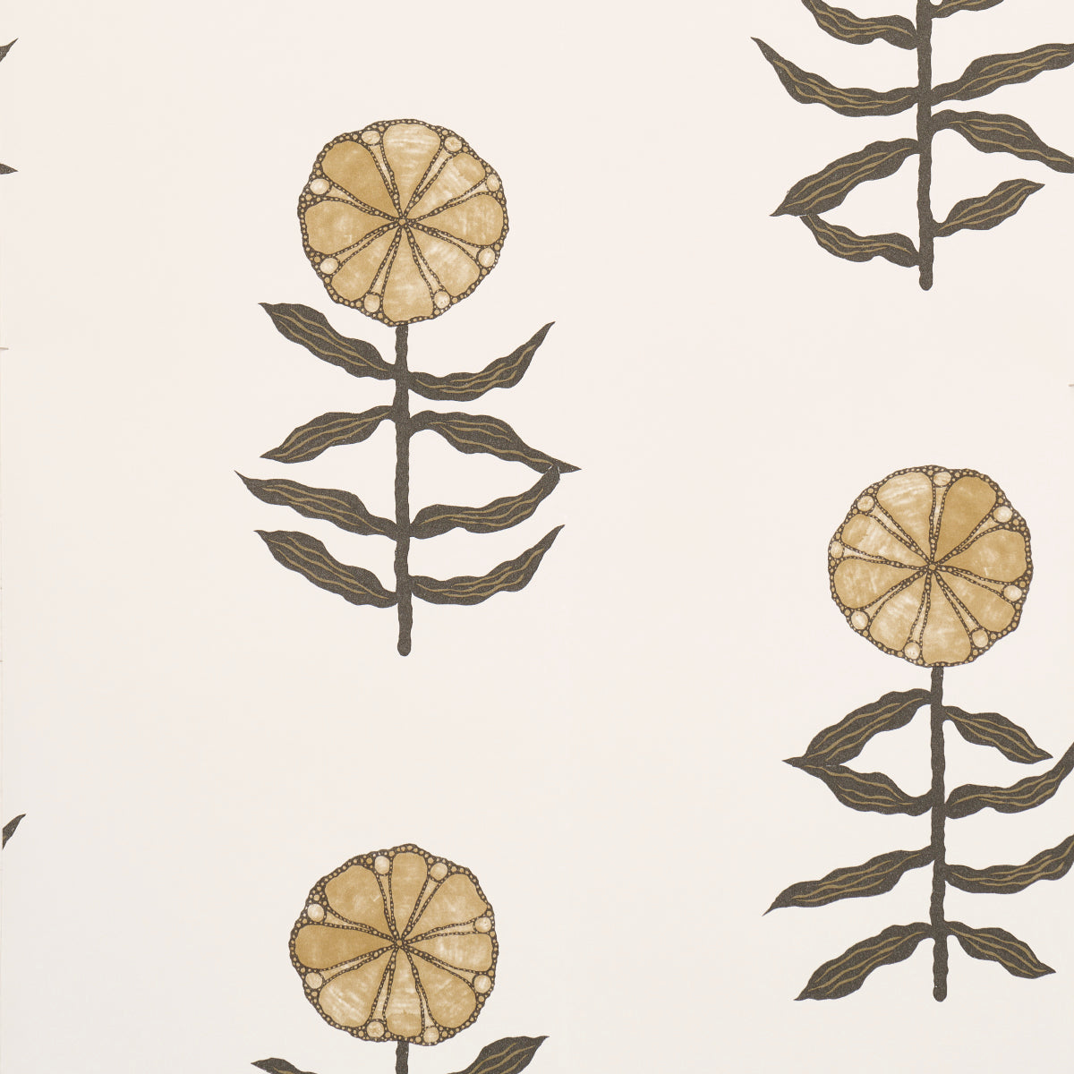 Purchase 5015450 | Pretty Petals, Neutral - Schumacher Wallpaper