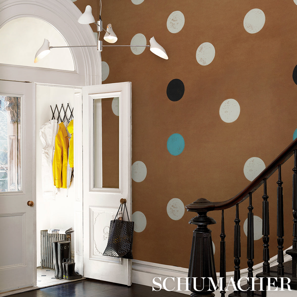 Purchase 5015591 | Monte Carlo, Earthy Brown - Schumacher Wallpaper