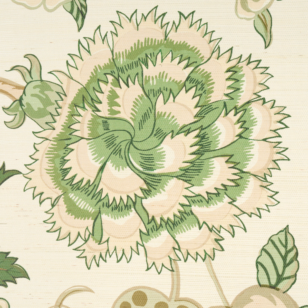 Purchase 5015631 | Darsy Tree Of Life Sisal Panel Set, Leaf - Schumacher Wallpaper