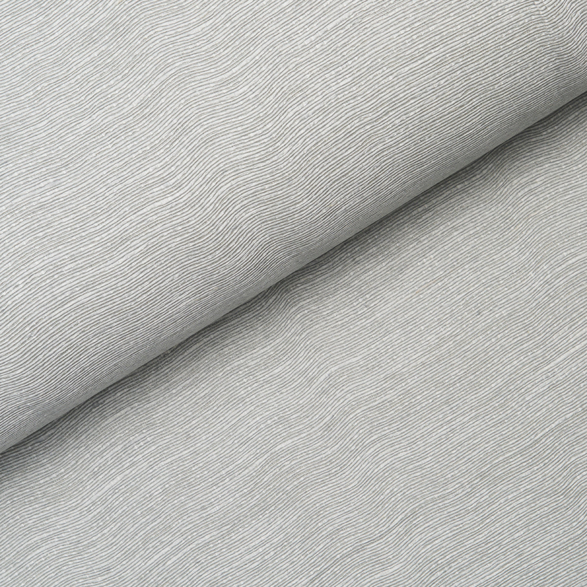 Purchase 5015893 | Linen Plissé Wallcovering, Mist - Schumacher Wallpaper