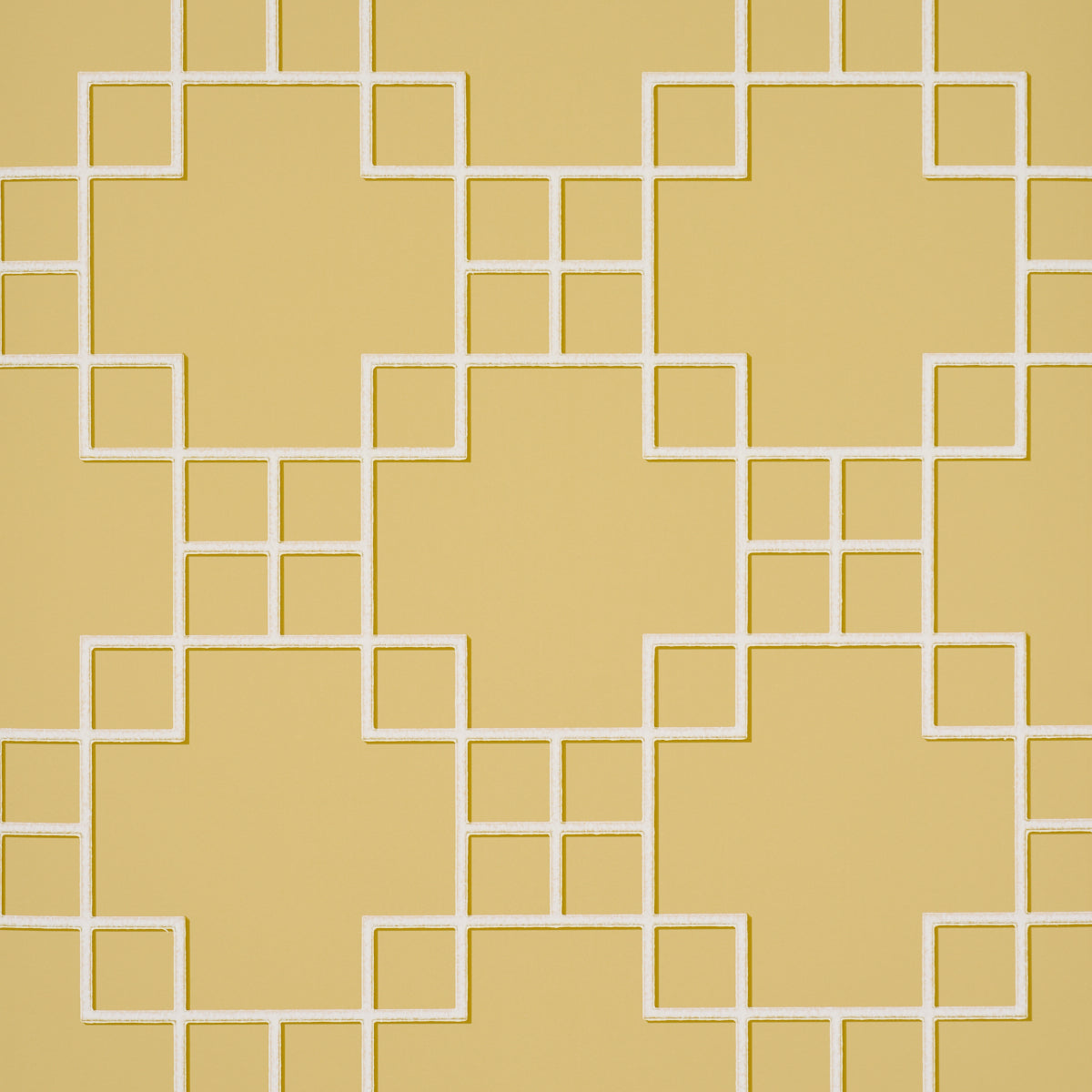 Purchase 5016500 | Georgette Trellis, Buttercup - Schumacher Wallpaper