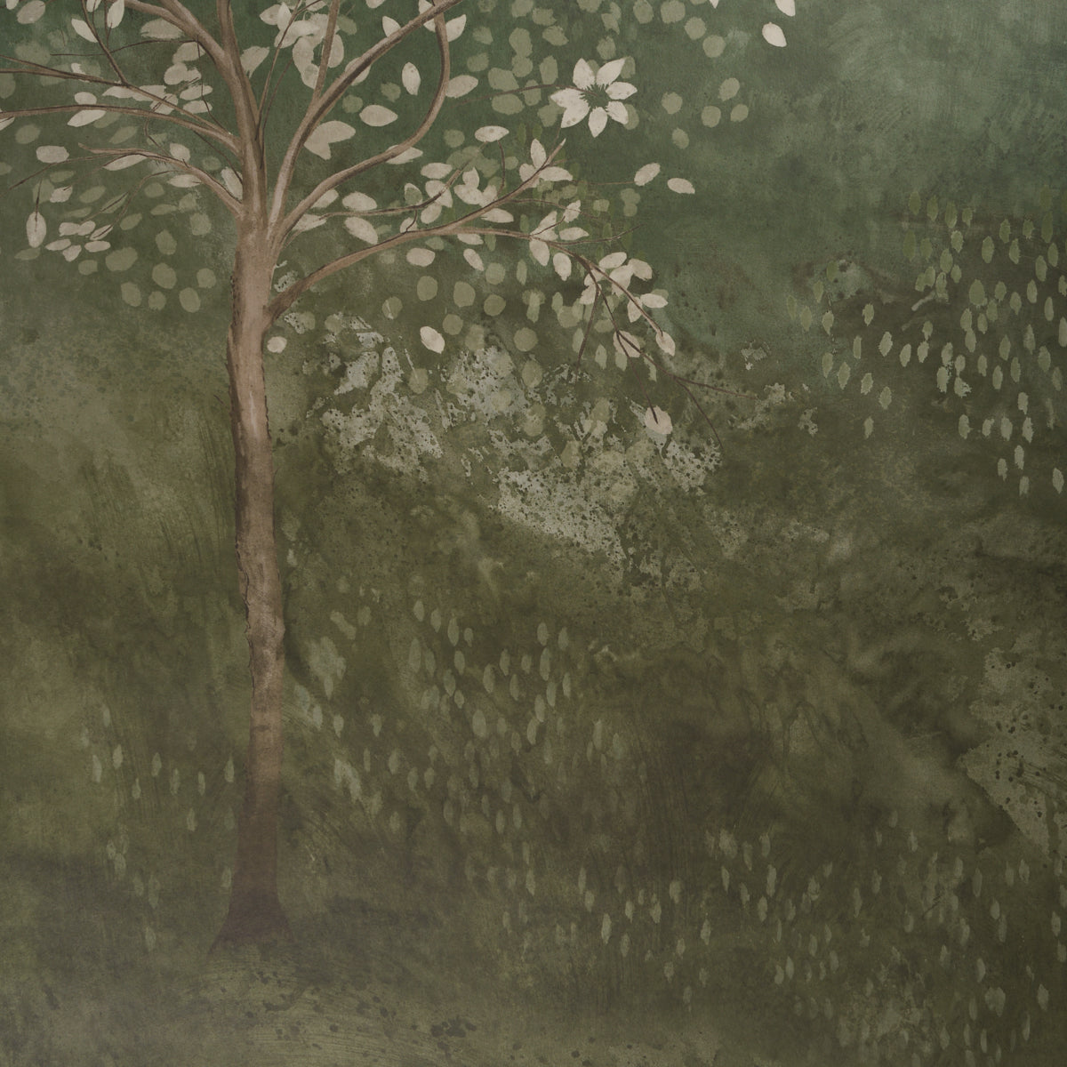 Purchase 5017140 | Psalm 3 Panel Set, Cypress - Schumacher Wallpaper