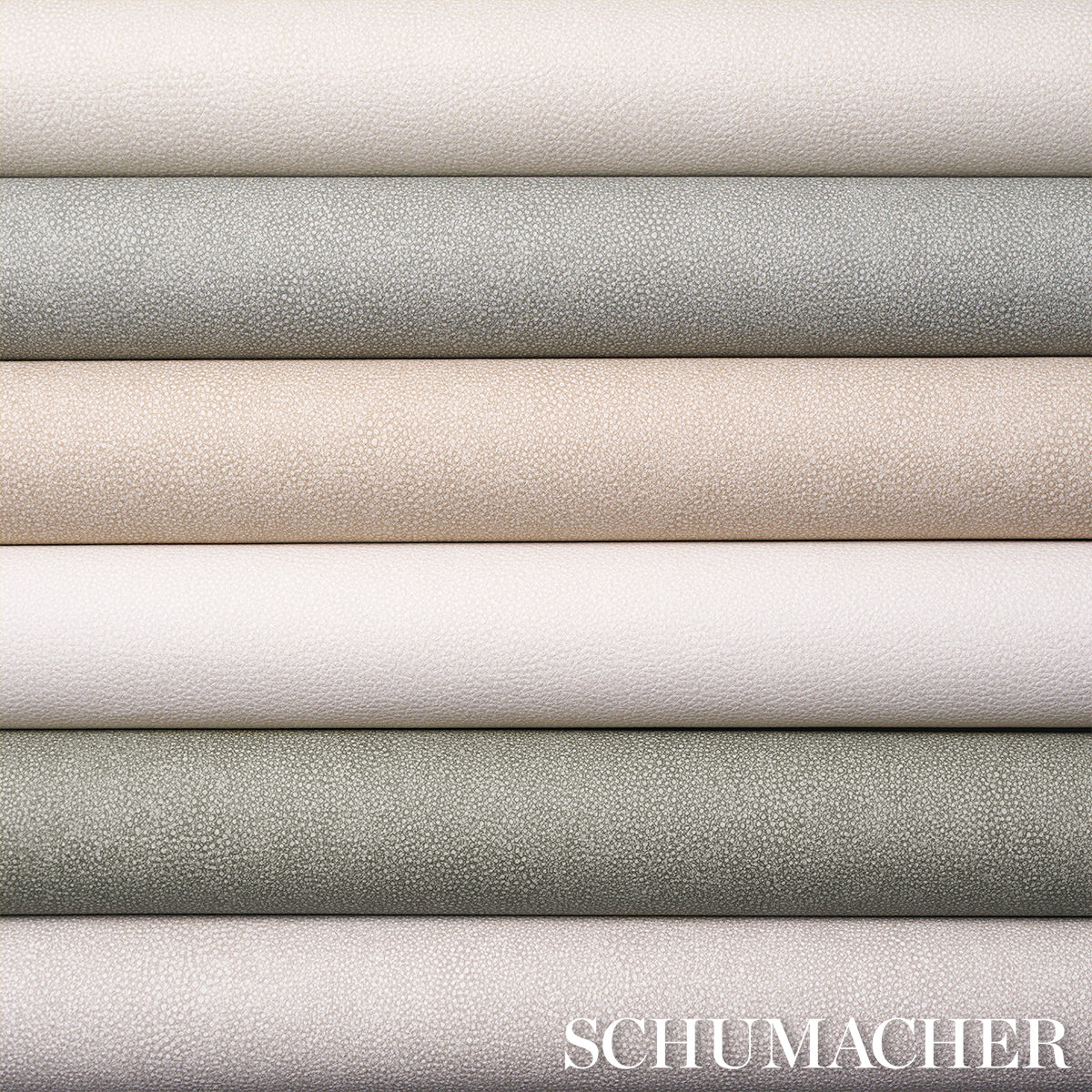Purchase 5017264 | Dunbar Shagreen Vinyl, Alabaster - Schumacher Wallpaper