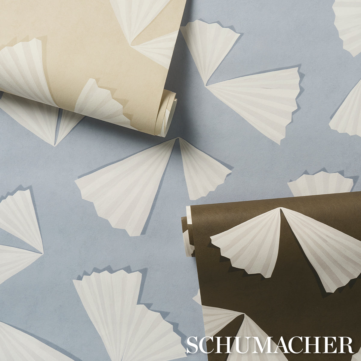 Purchase 5017350 | Antoinette, Espresso - Schumacher Wallpaper