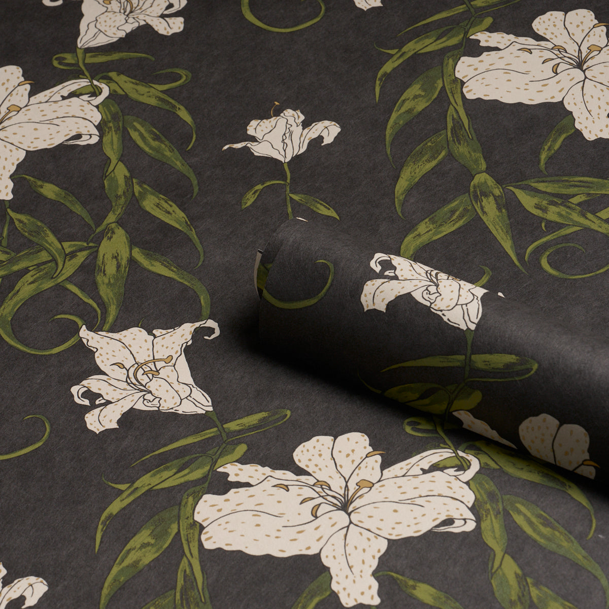 Purchase 5017382 | Lady Lilith, Carbon - Schumacher Wallpaper