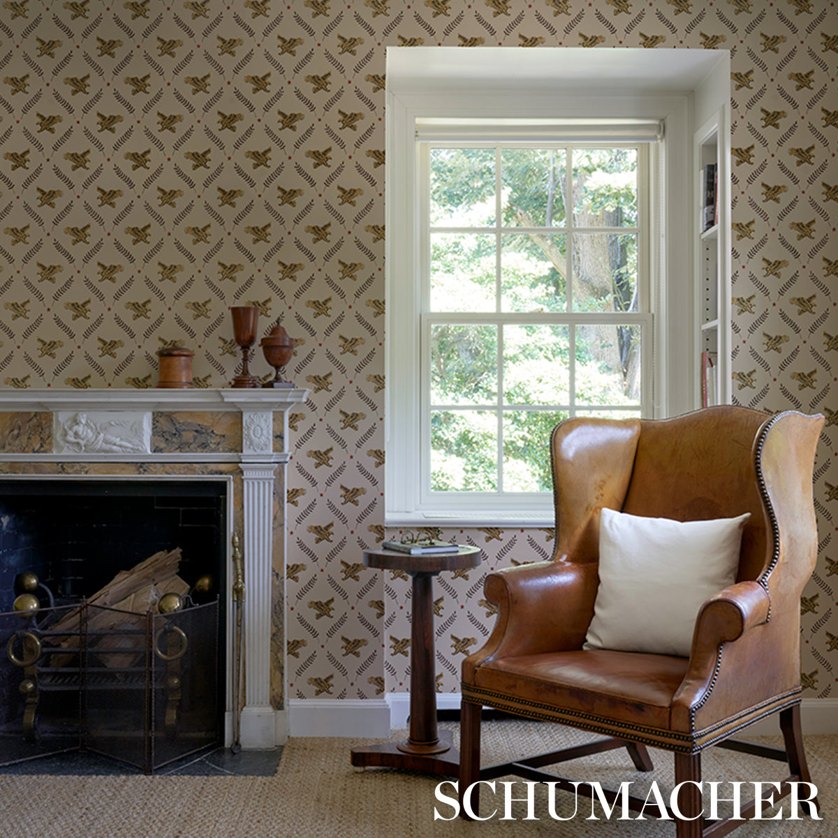 Purchase 5017741 | Lolaire, Document - Schumacher Wallpaper